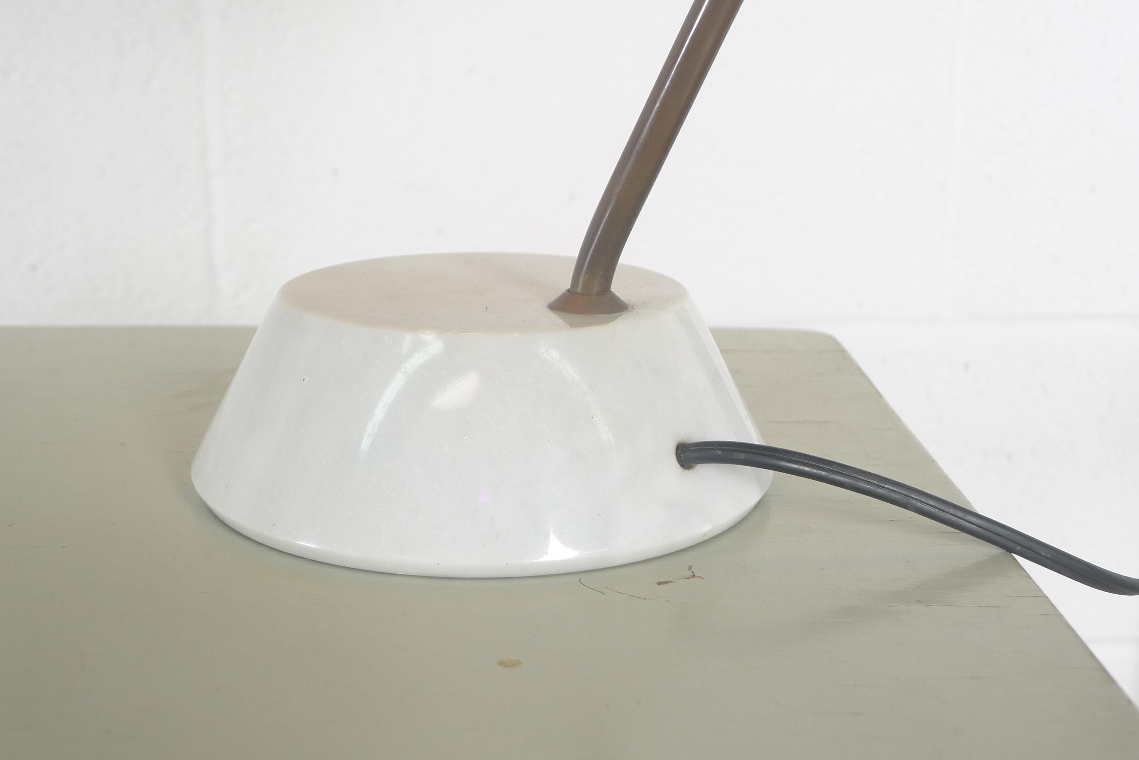 Bruno Gatta; Table Lamp for Stilnovo, Italy, 1950s with Label In Fair Condition In Wargrave, Berkshire