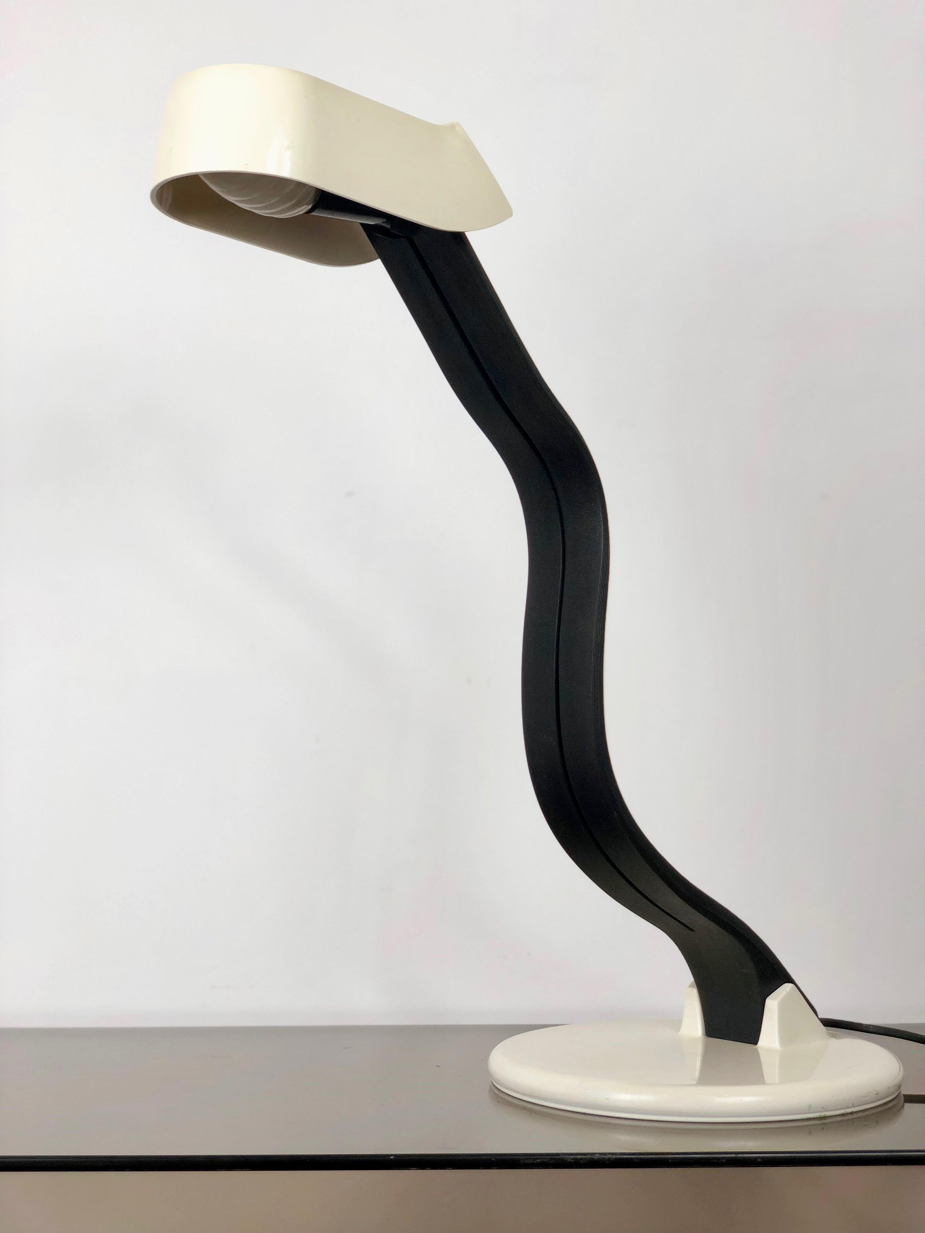 Bruno Gecchelin for Guzzini Adjustable 'Snoky' Table Lamp, Italy, 1970s For Sale 3