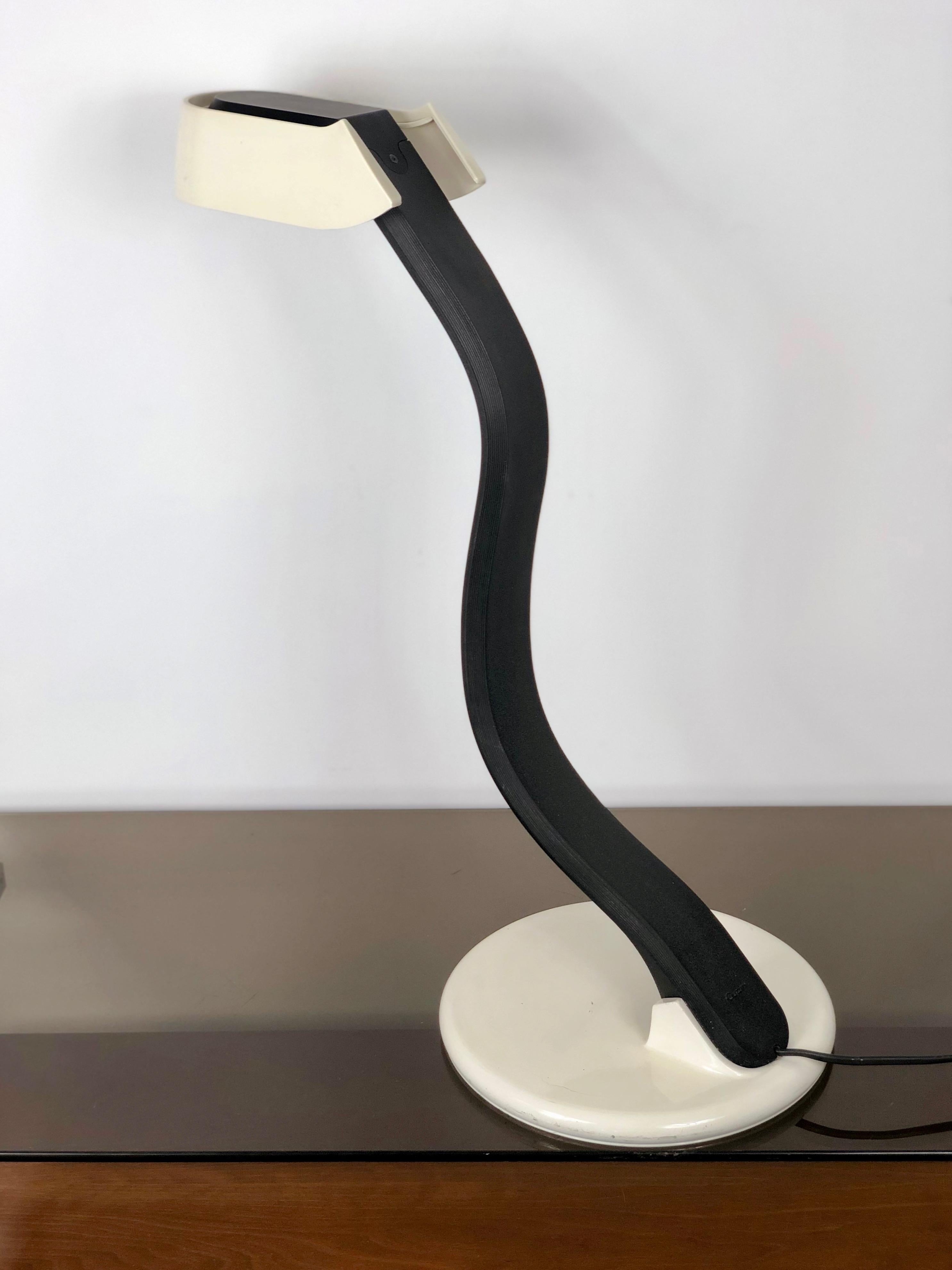 Verstellbare Tischlampe „Snoky“ von Bruno Gecchelin für Guzzini, Italien, 1970er Jahre im Angebot 5