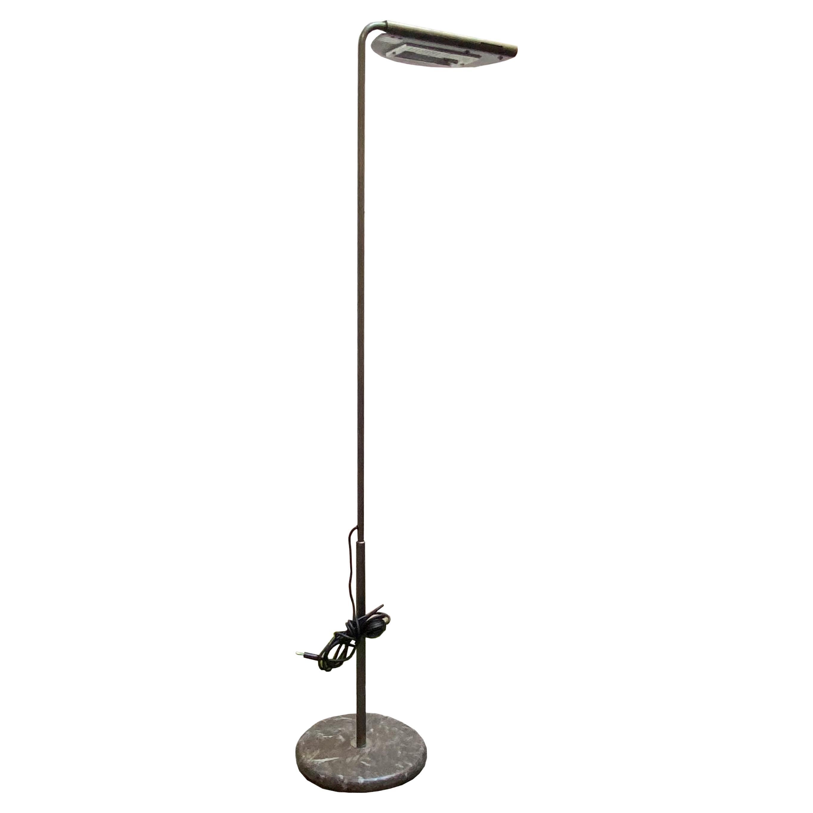 Bruno Gecchelin for Skipper "Mezzaluna" Flooe Lamp, Italy 1970s For Sale