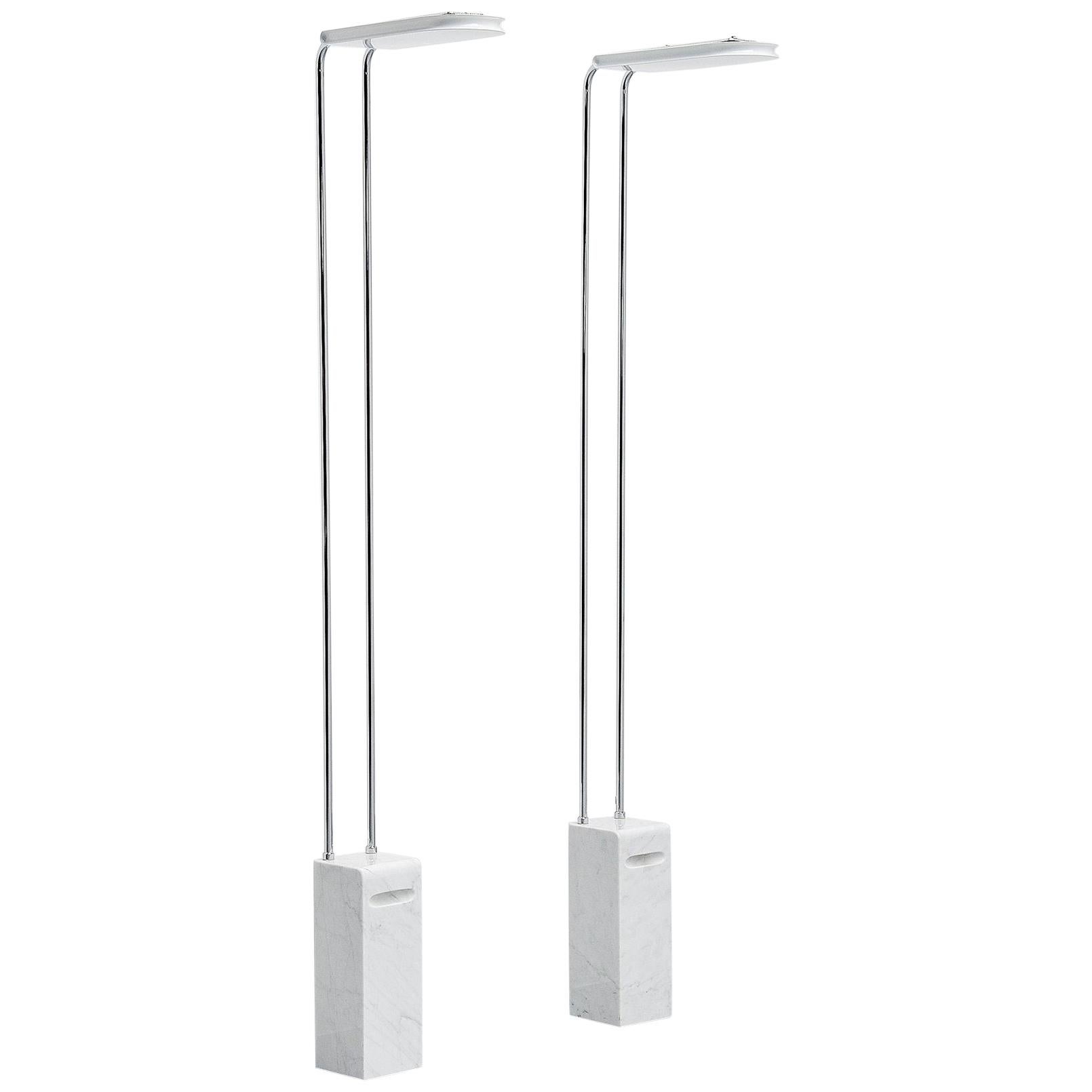 Bruno Gecchelin Gesto Floor Lamp Pair Skipper, Italy, 1975