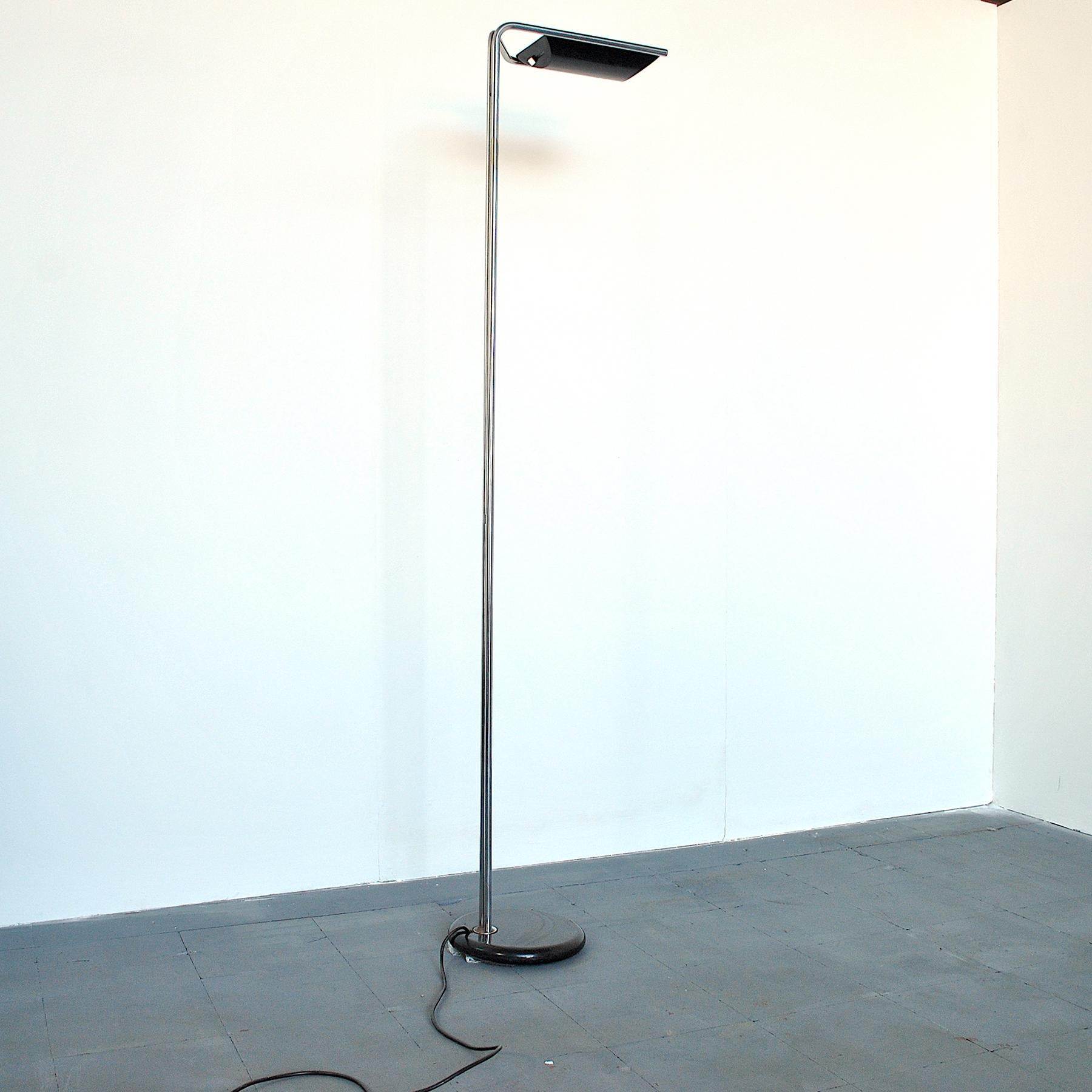 Bruno Gecchelin Italian Midcentury Floor Lamp In Good Condition For Sale In bari, IT