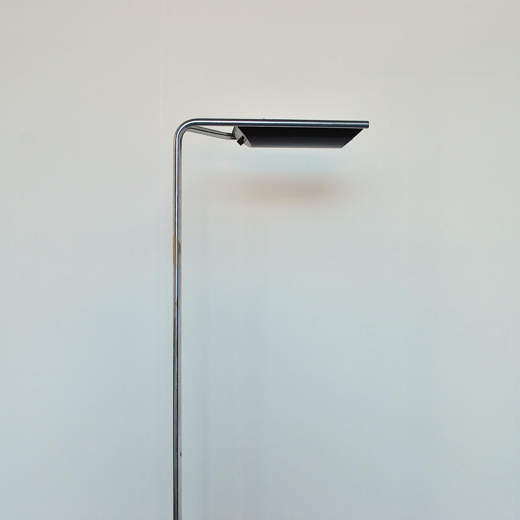 Metal Bruno Gecchelin Italian Midcentury Floor Lamp For Sale