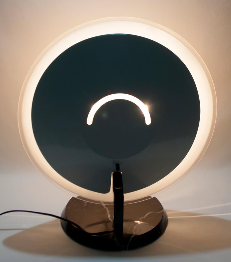 Late 20th Century Bruno Gecchelin Italian Table Lamp 