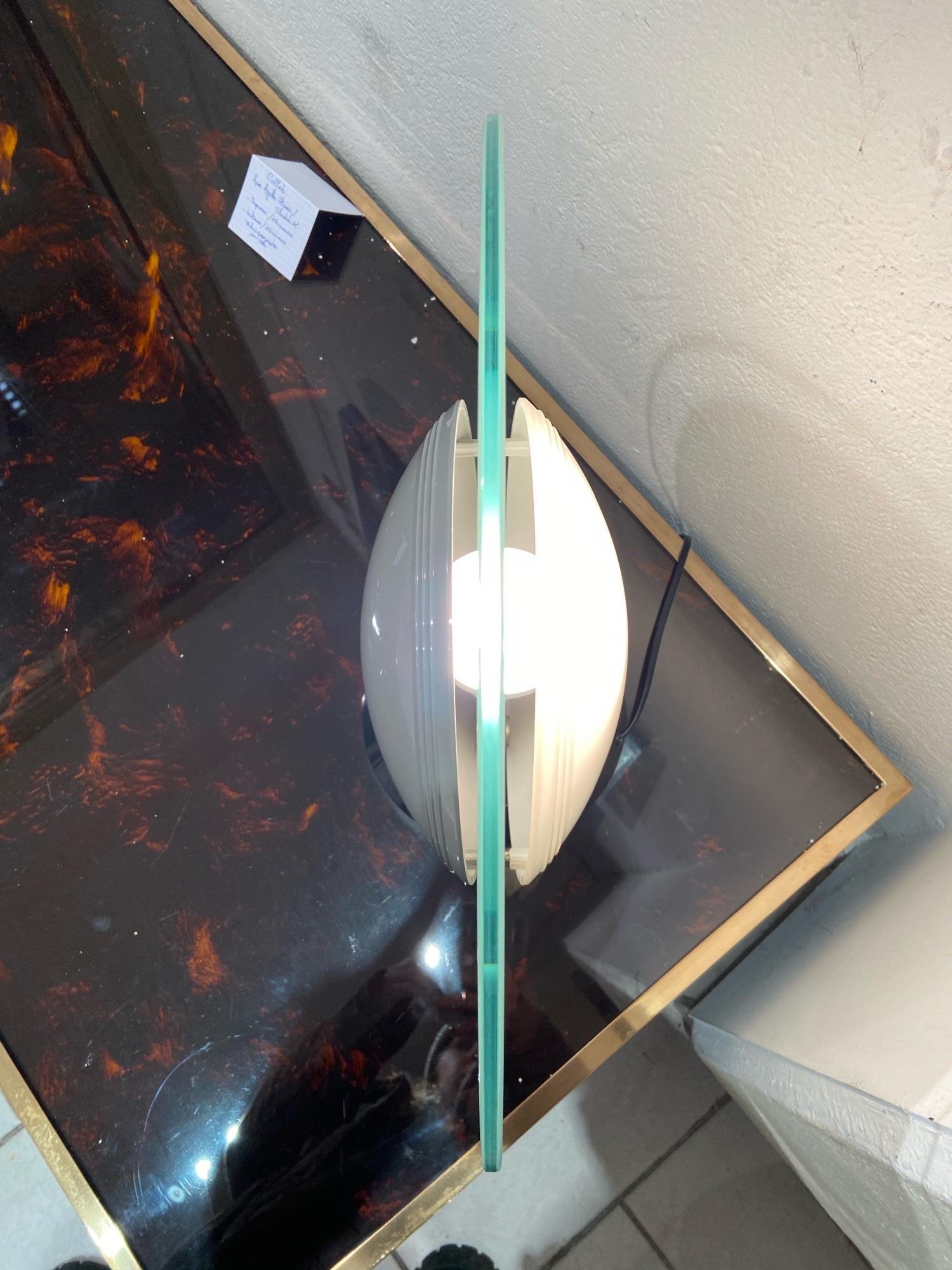 Bruno Gecchelin, Lampe „GONG“, um 1982 (Europäisch) im Angebot