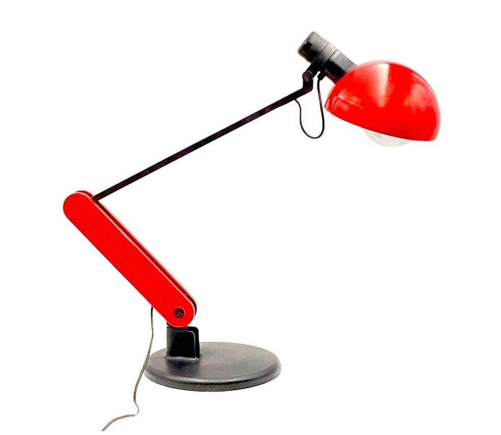 Bruno Gecchelin, Mod. 'Praxi' Table Lamp, I Guzzini, Italy, 1982 For Sale 2