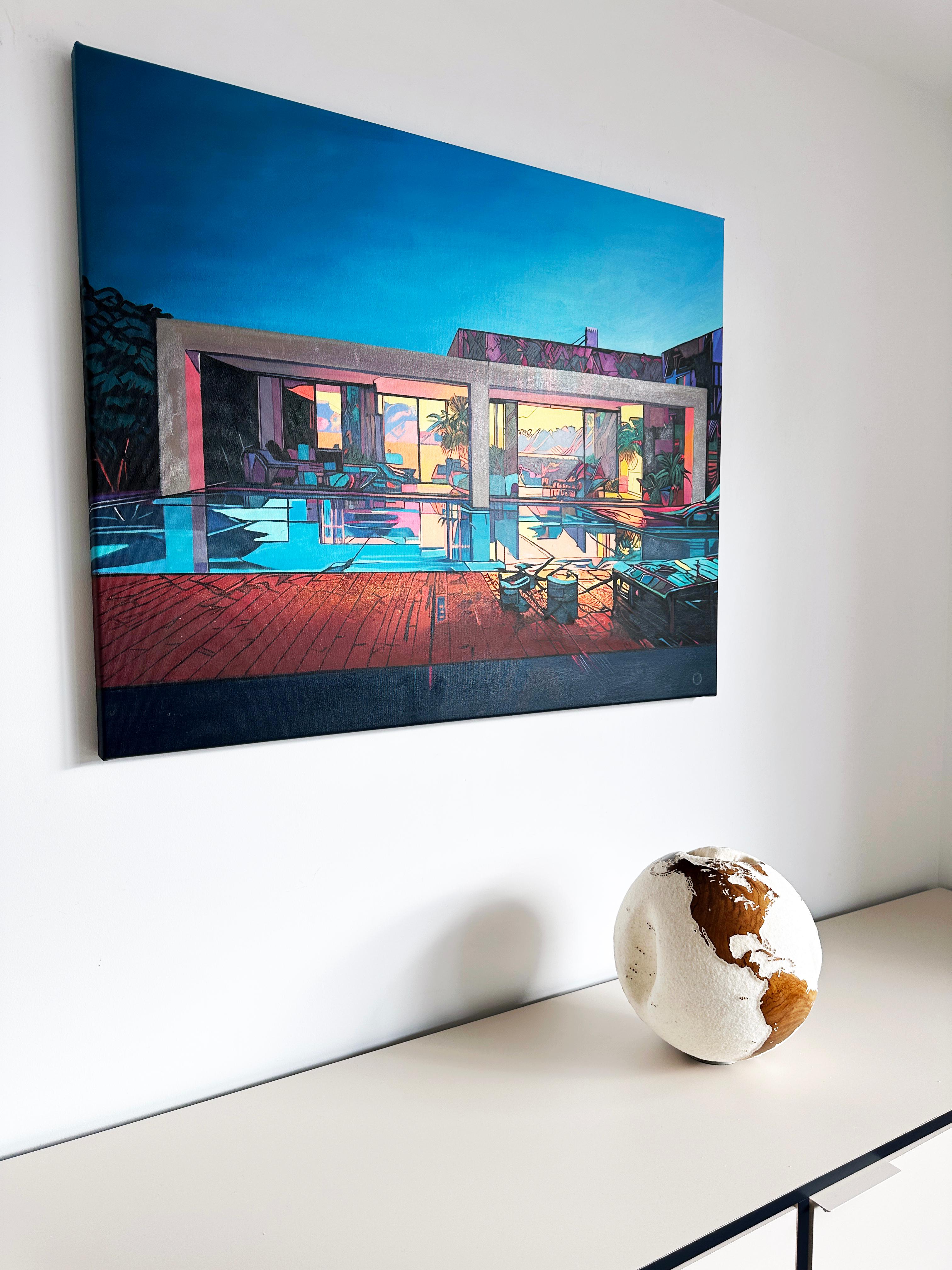 All around the Globe Bruno Helgen Contemporary turning wood globe sculpture For Sale 1