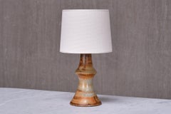 Bruno Karlsson Ceramic Table Lamp, Ego Stengods, Sweden, 1960s