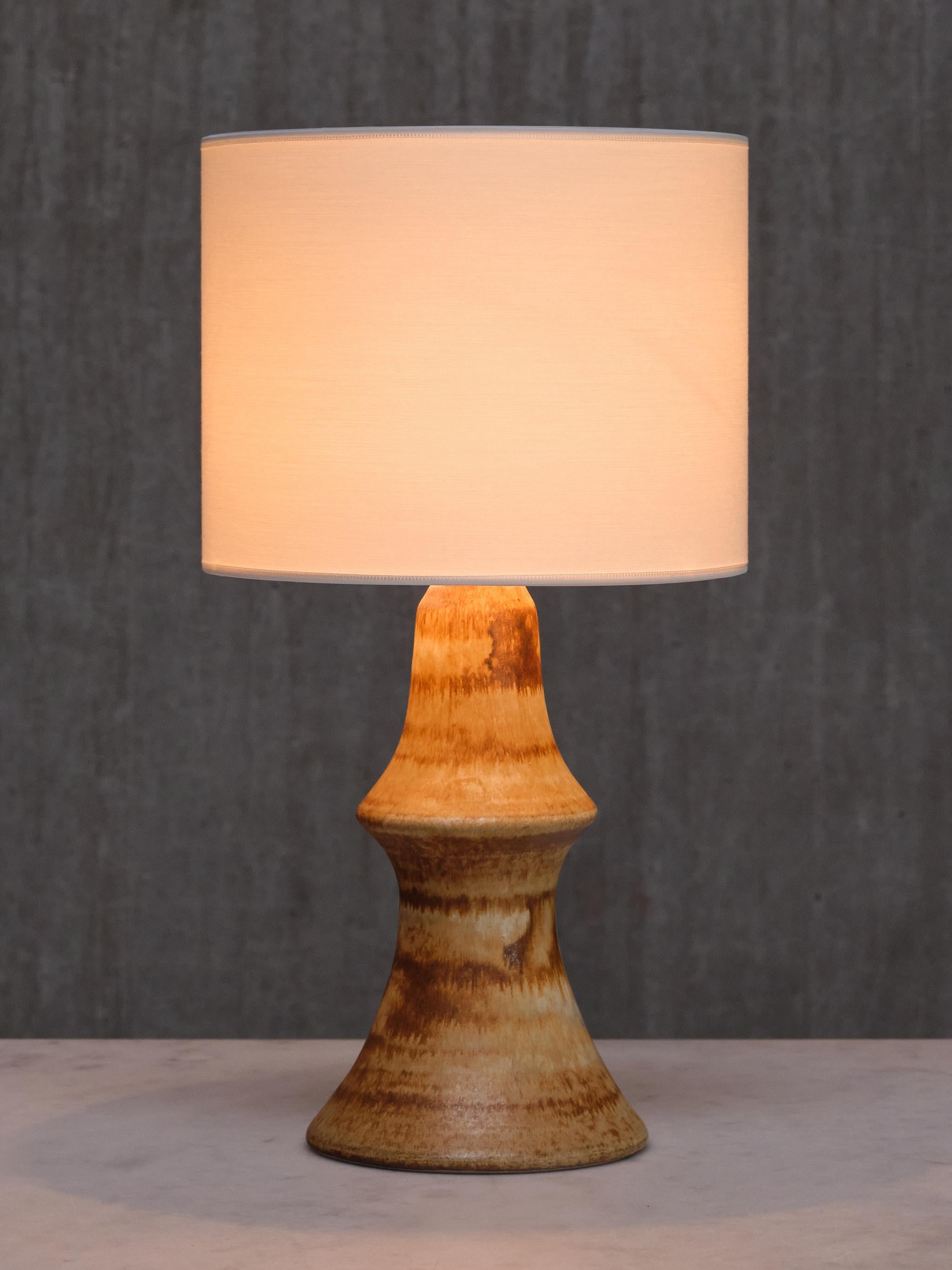 Suédois Lampe de table en céramique Bruno Karlsson, Ego Stengods, Suède, années 1960 en vente