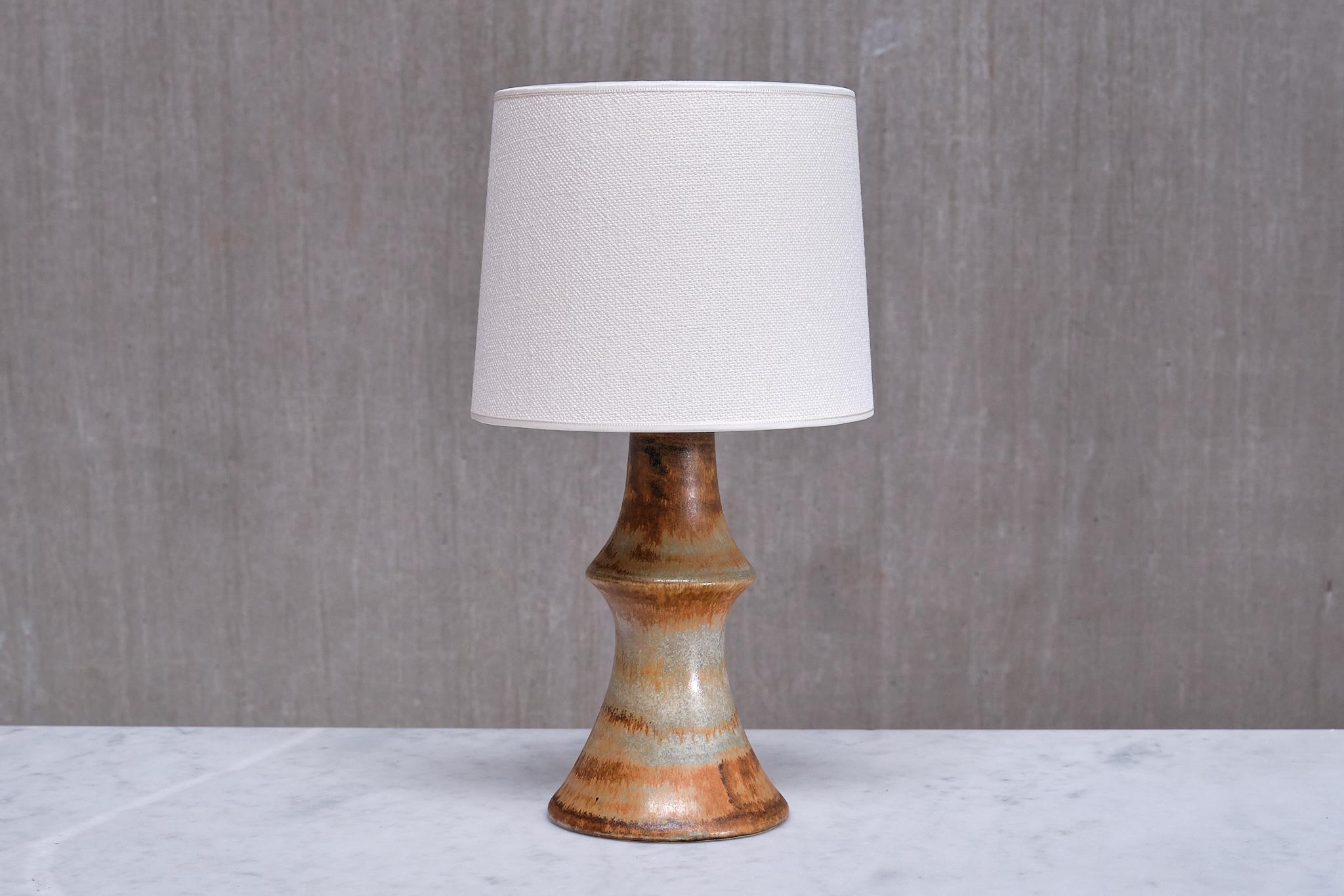 Suédois Lampe de table en céramique Bruno Karlsson, Ego Stengods, Suède, années 1960 en vente
