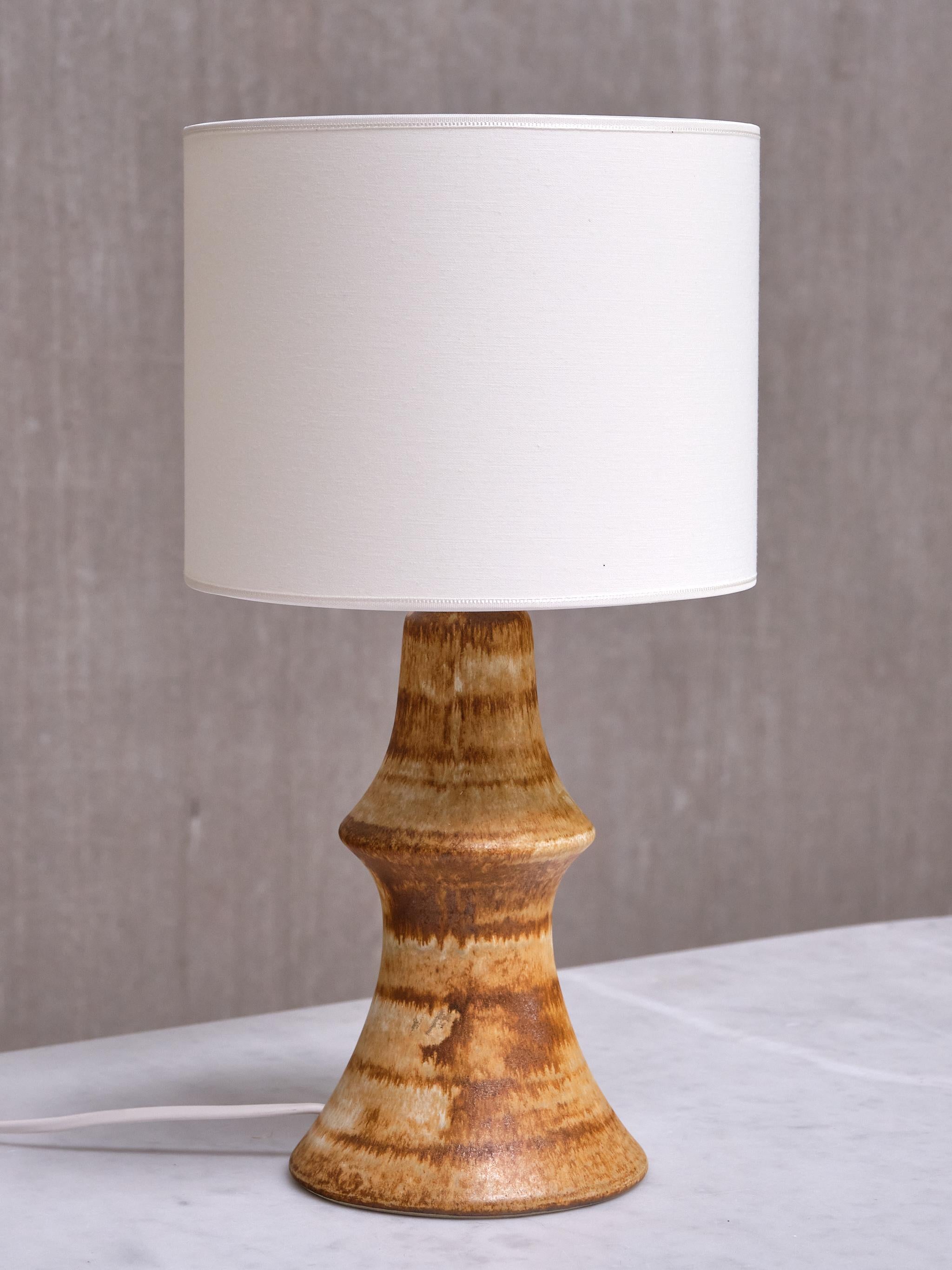 Milieu du XXe siècle Lampe de table en céramique Bruno Karlsson, Ego Stengods, Suède, années 1960 en vente