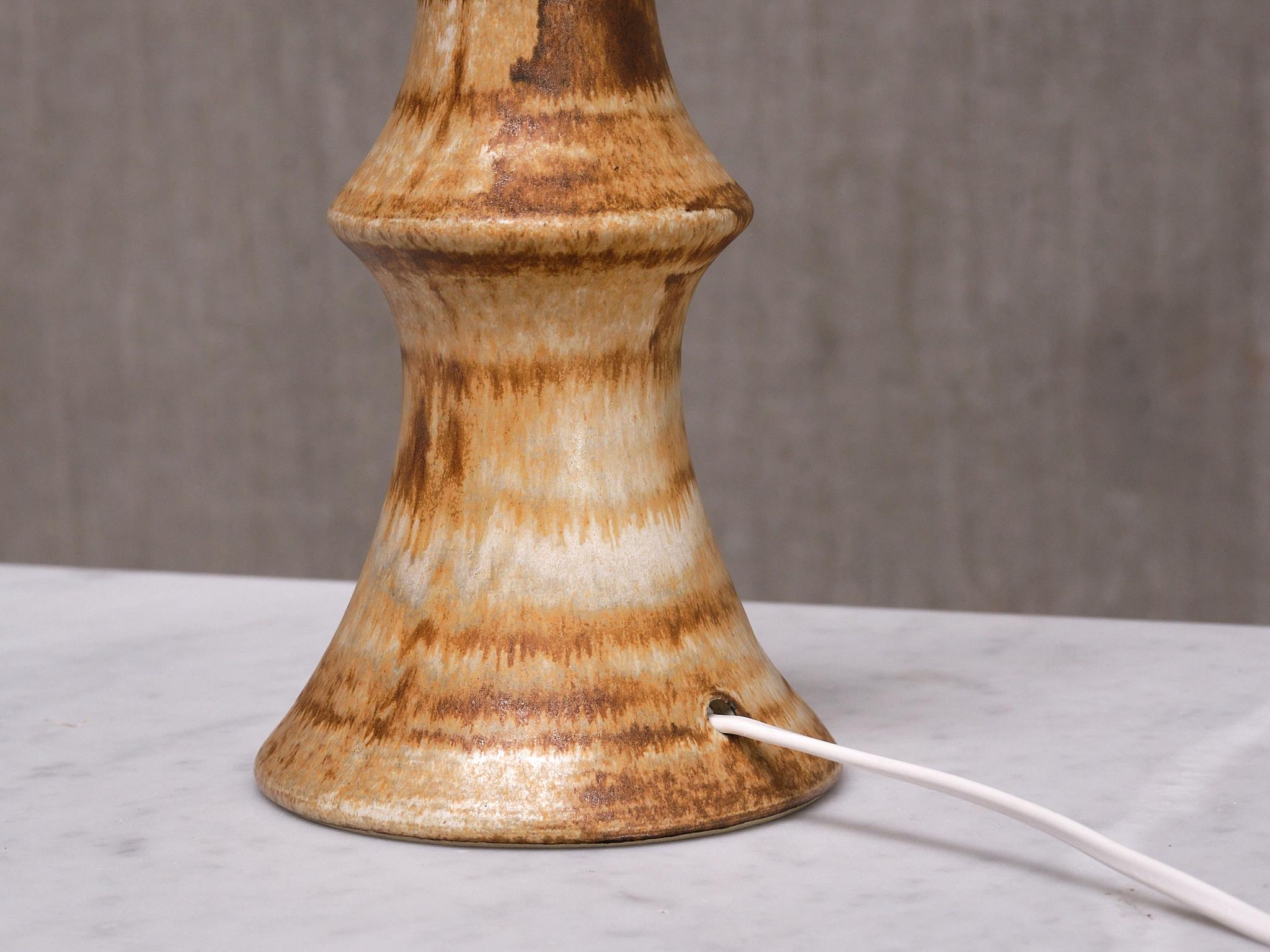 Lampe de table en céramique Bruno Karlsson, Ego Stengods, Suède, années 1960 en vente 2