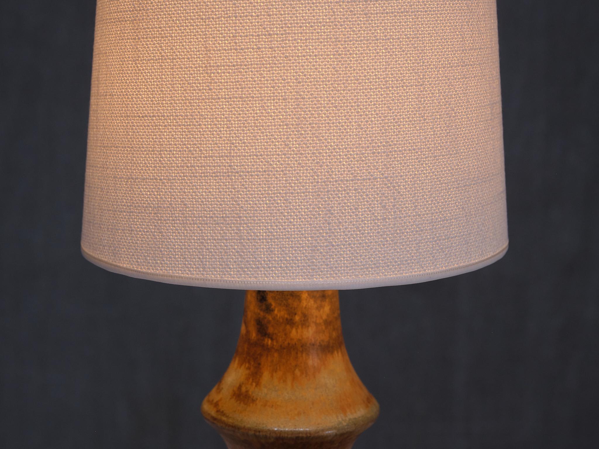 Lampe de table en céramique Bruno Karlsson, Ego Stengods, Suède, années 1960 en vente 2