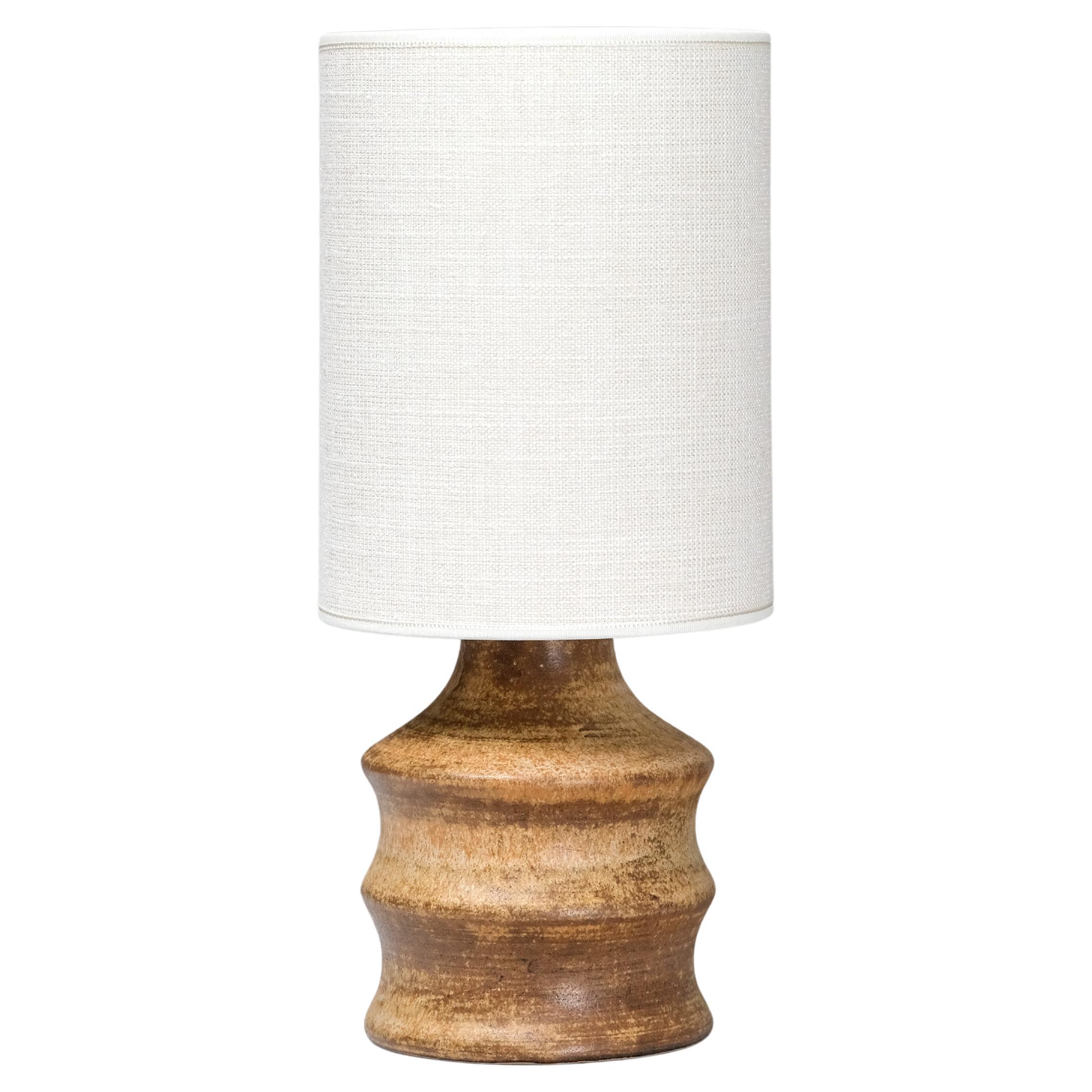 Bruno Karlsson Ceramic Table Lamp, Ego Stengods, Sweden, 1960s