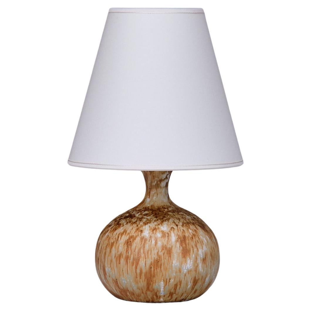 Bruno Karlsson Gradient Glaze Stoneware Table Lamp, Ego Stengods, Sweden, 1960s