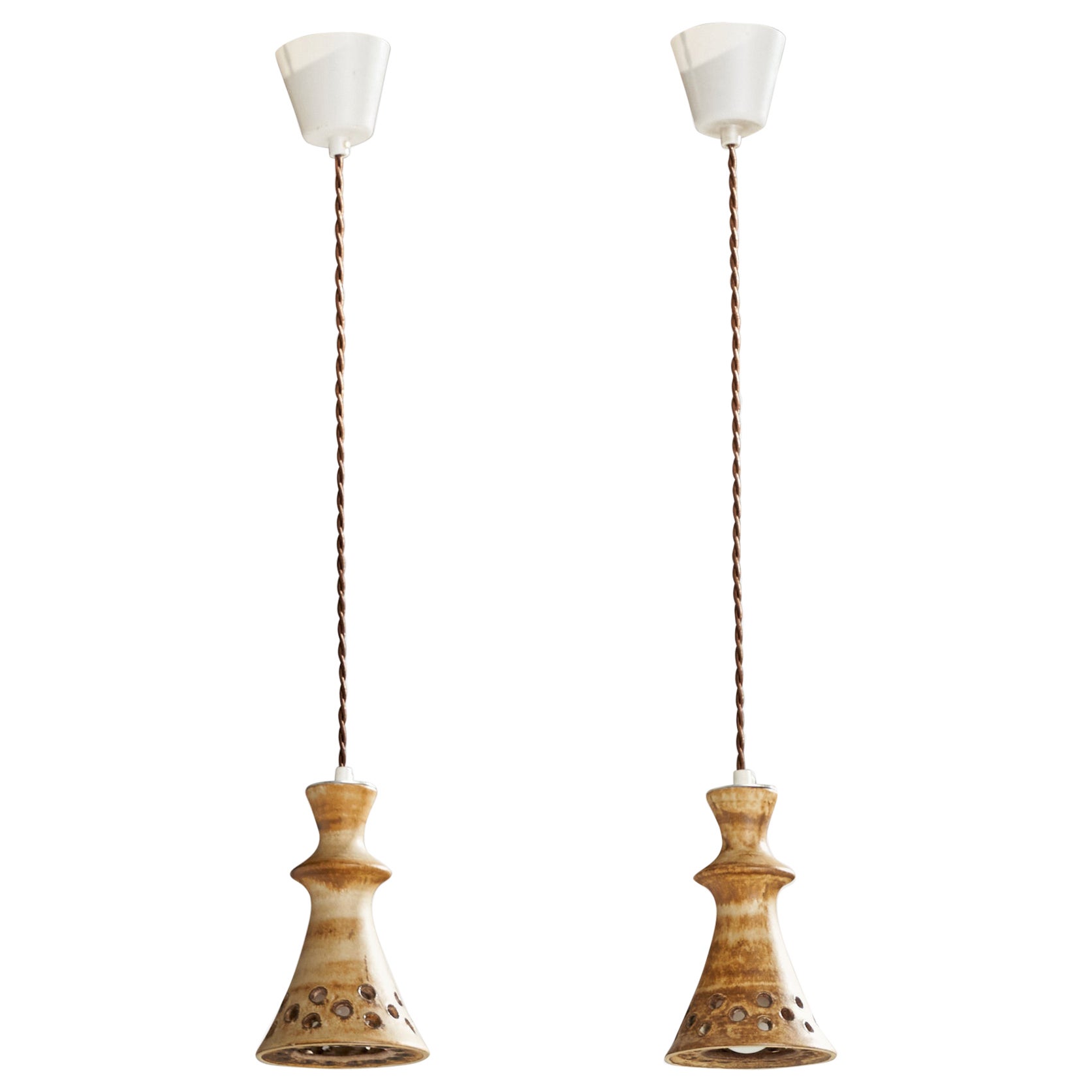 Bruno Karlsson, Lights, grès, Suède, années 1960