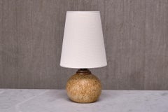 Bruno Karlsson Speckled Ceramic Table Lamp, Ego Stengods, Sweden, 1960s
