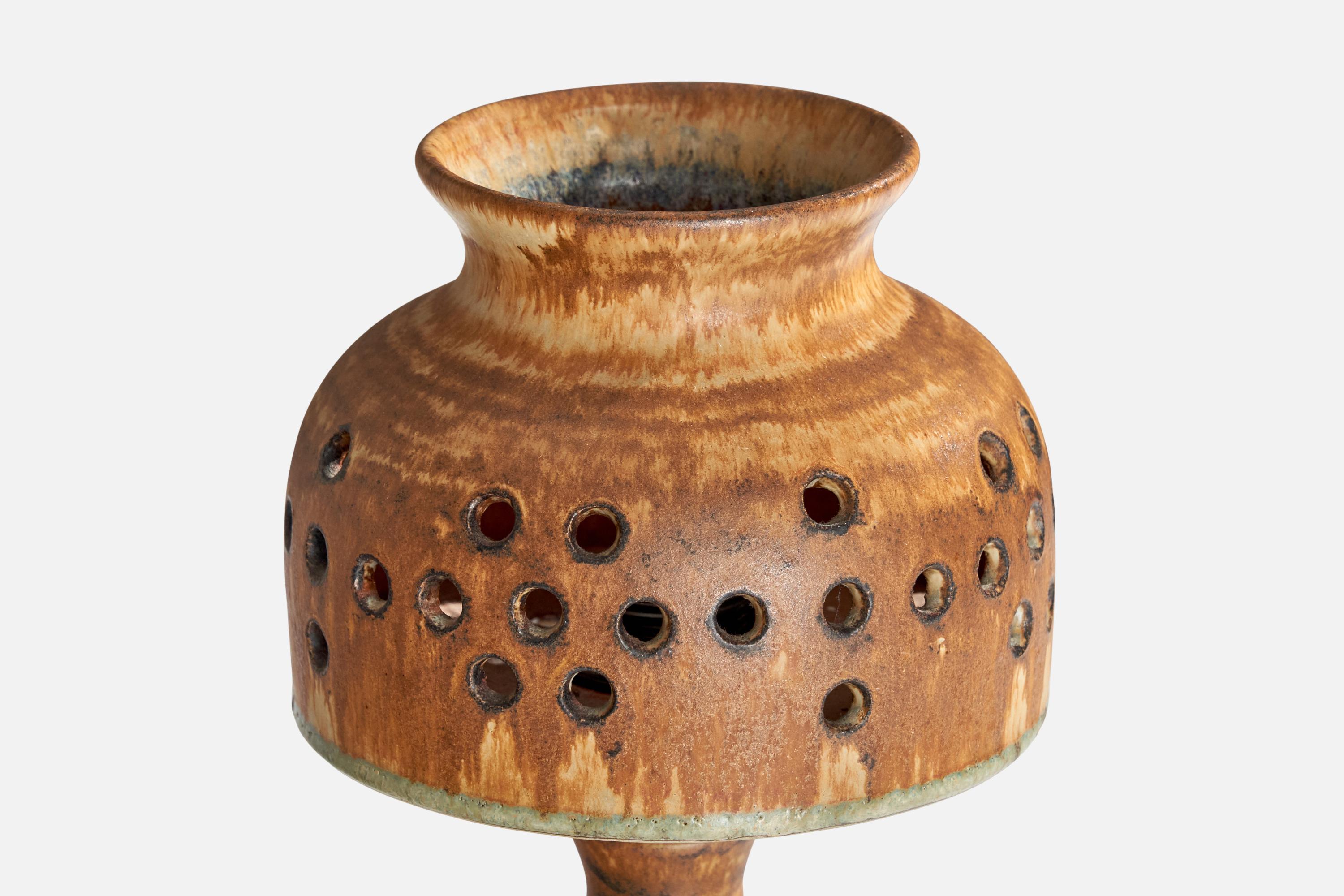 Bruno Karlsson, Lámpara de sobremesa, Gres, Suecia, 1960 en venta 5