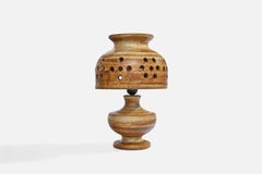 Bruno Karlsson, Table Lamp, Stoneware, Sweden, 1960s