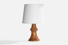Bruno Karlsson, Tischlampe, Steingut, Schweden, 1960er Jahre