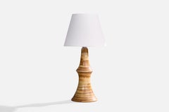 Bruno Karlsson, Table Lamp, Stoneware, Sweden, 1960s