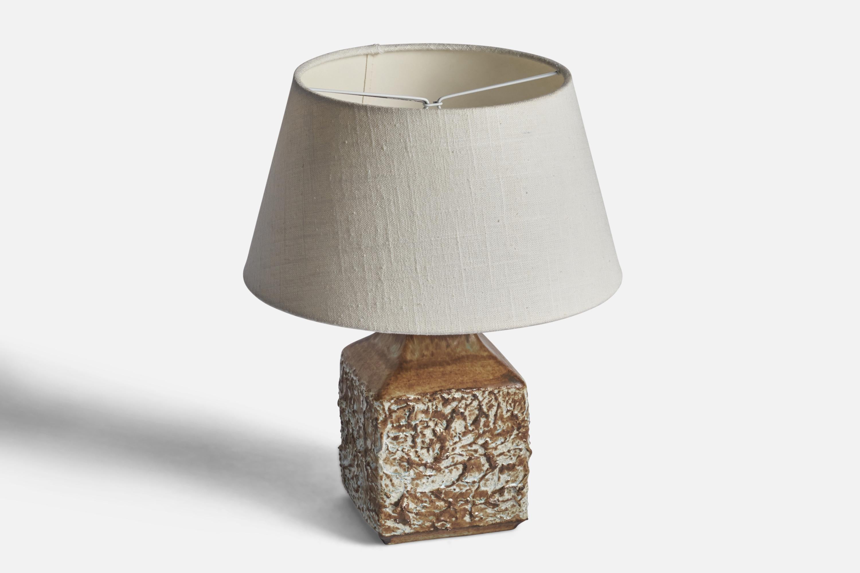 Mid-Century Modern Bruno Karlsson, Table Lamp, Stoneware, Sweden, 1960s For Sale