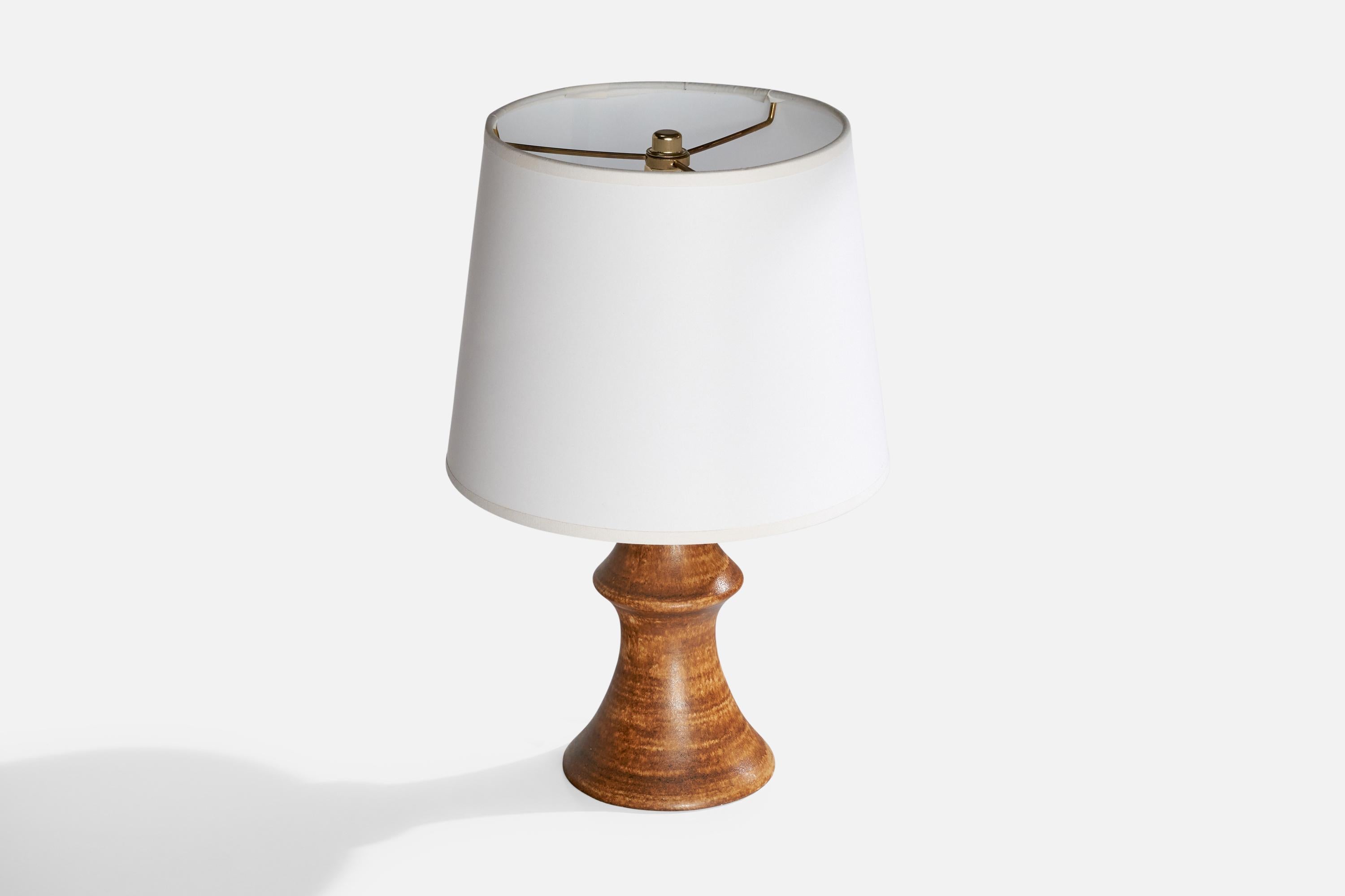 Suédois Bruno Karlsson, Lampe de Table, Grès, Suède, 1960 en vente