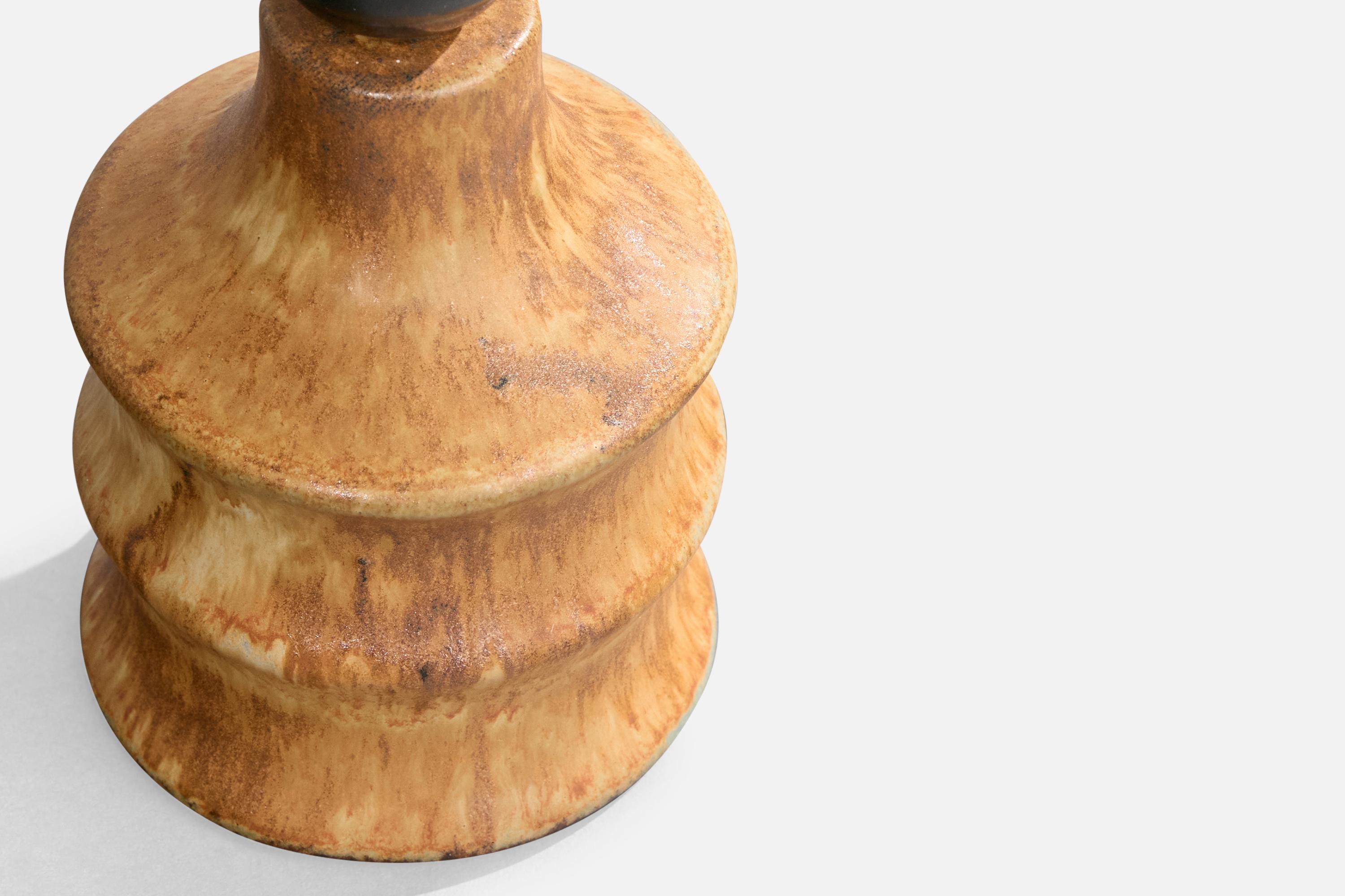 Suédois Bruno Karlsson, Lampe de Table, Grès, Suède, 1960 en vente