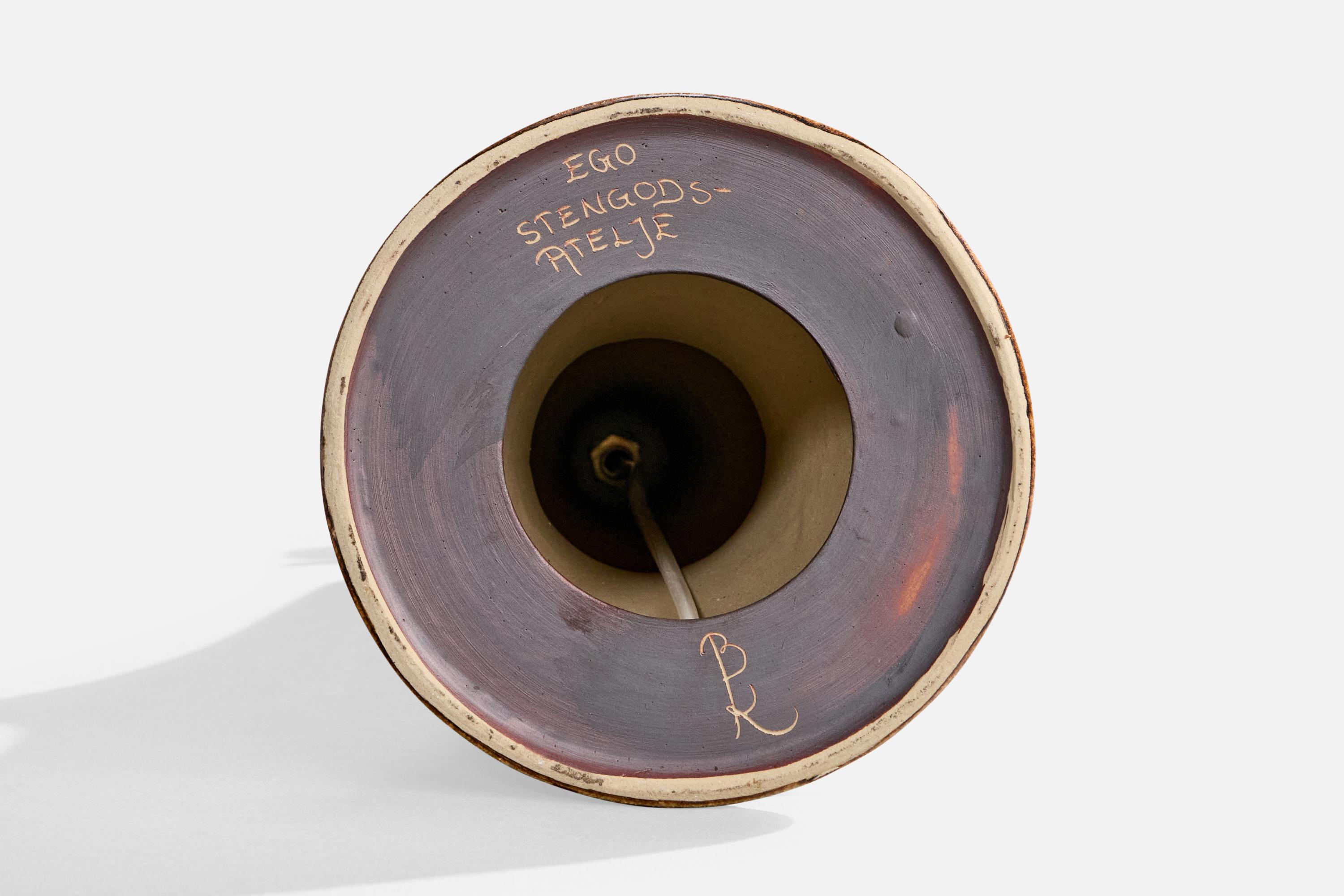 Bruno Karlsson, Lampe de Table, Grès, Suède, 1960 en vente 2