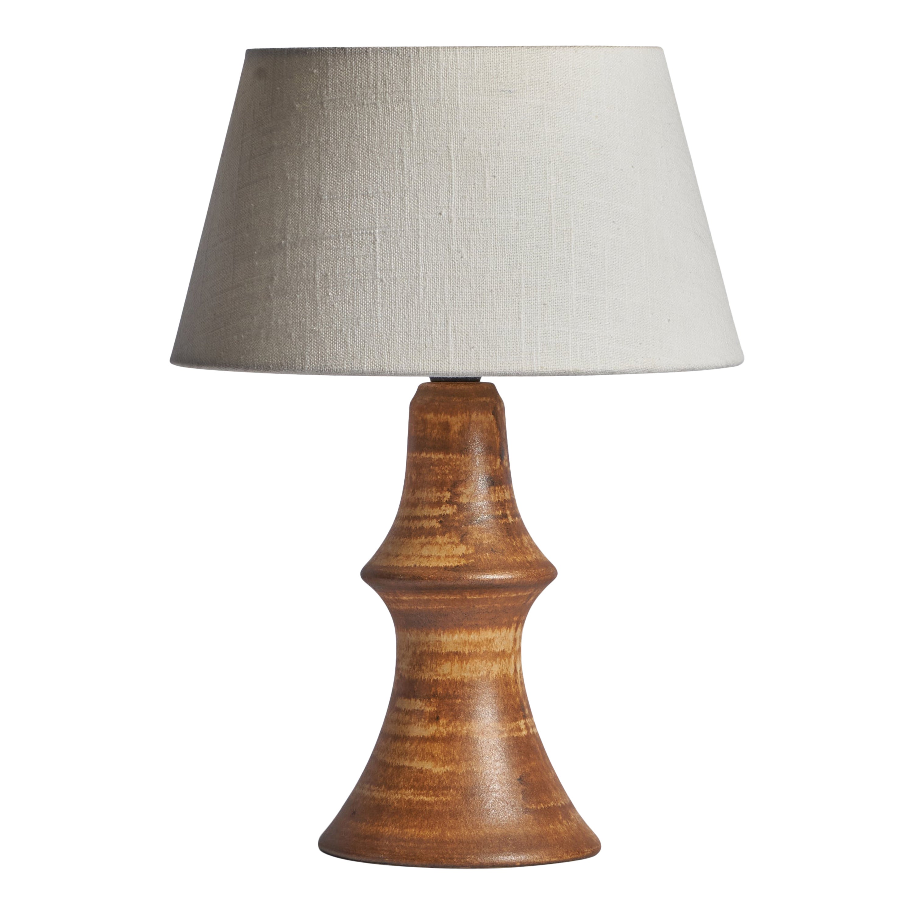 Bruno Karlsson, Table Lamp, Stoneware, Sweden, 1960s