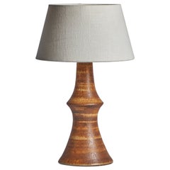 Bruno Karlsson, Table Lamp, Stoneware, Sweden, 1960s