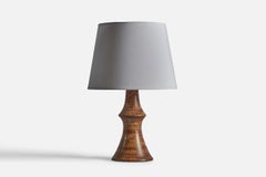 Bruno Karlsson, Table Lamp, Stoneware, Sweden, 1970s