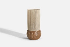 Bruno Karlsson, Table Lamp, String, Glazed Stoneware, Studio Ego, Sweden, 1970s