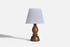 Bruno Karlsson, Table Lamps, Brown Glazed Stoneware, Studio Ego, Sweden, 1960s