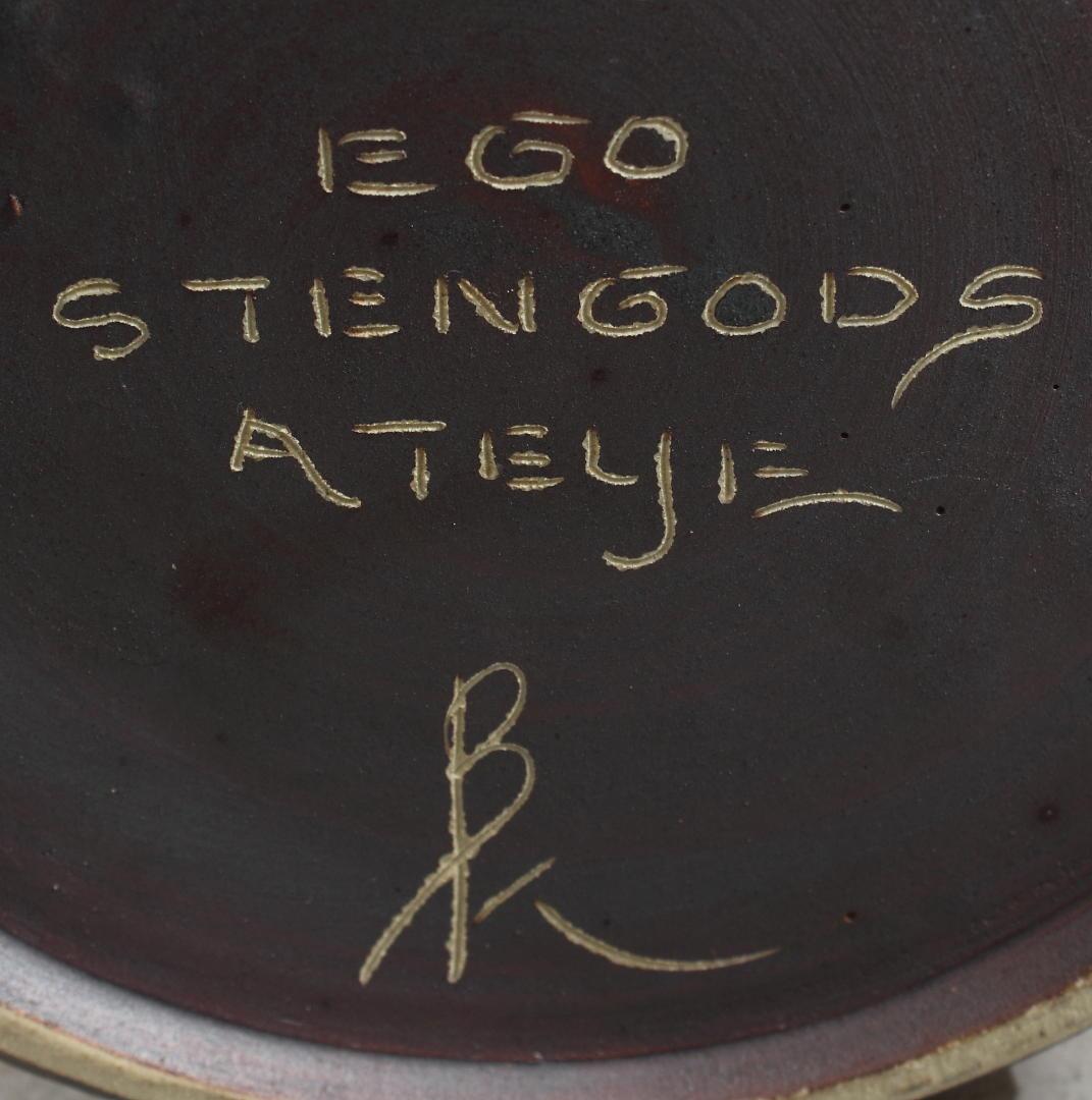 Bruno Karlsson, Vase, Stoneware, Studio Ego, Sweden, 1970s For Sale 1