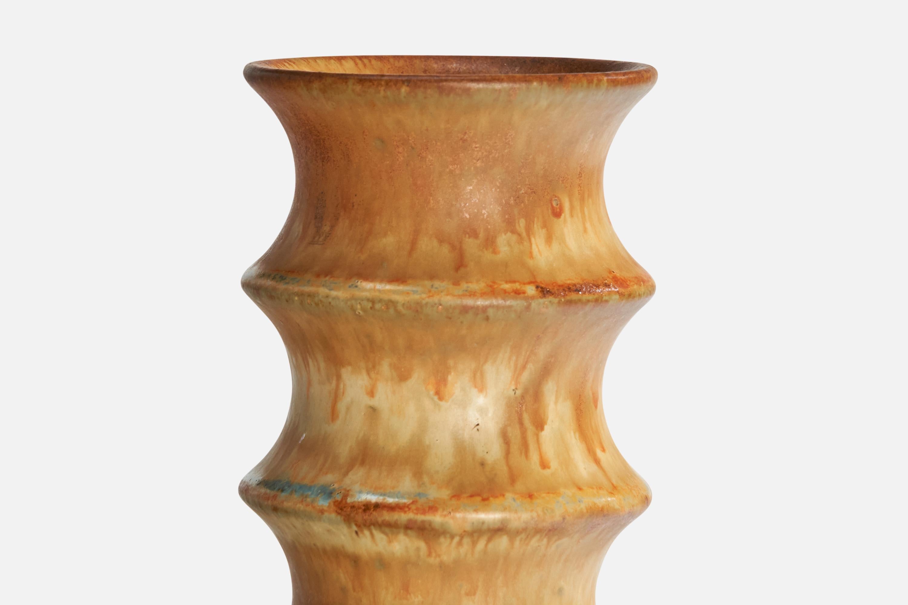 Grès porcellanato Bruno Karlsson, Vaso, Gres, Svezia, anni '1960 in vendita