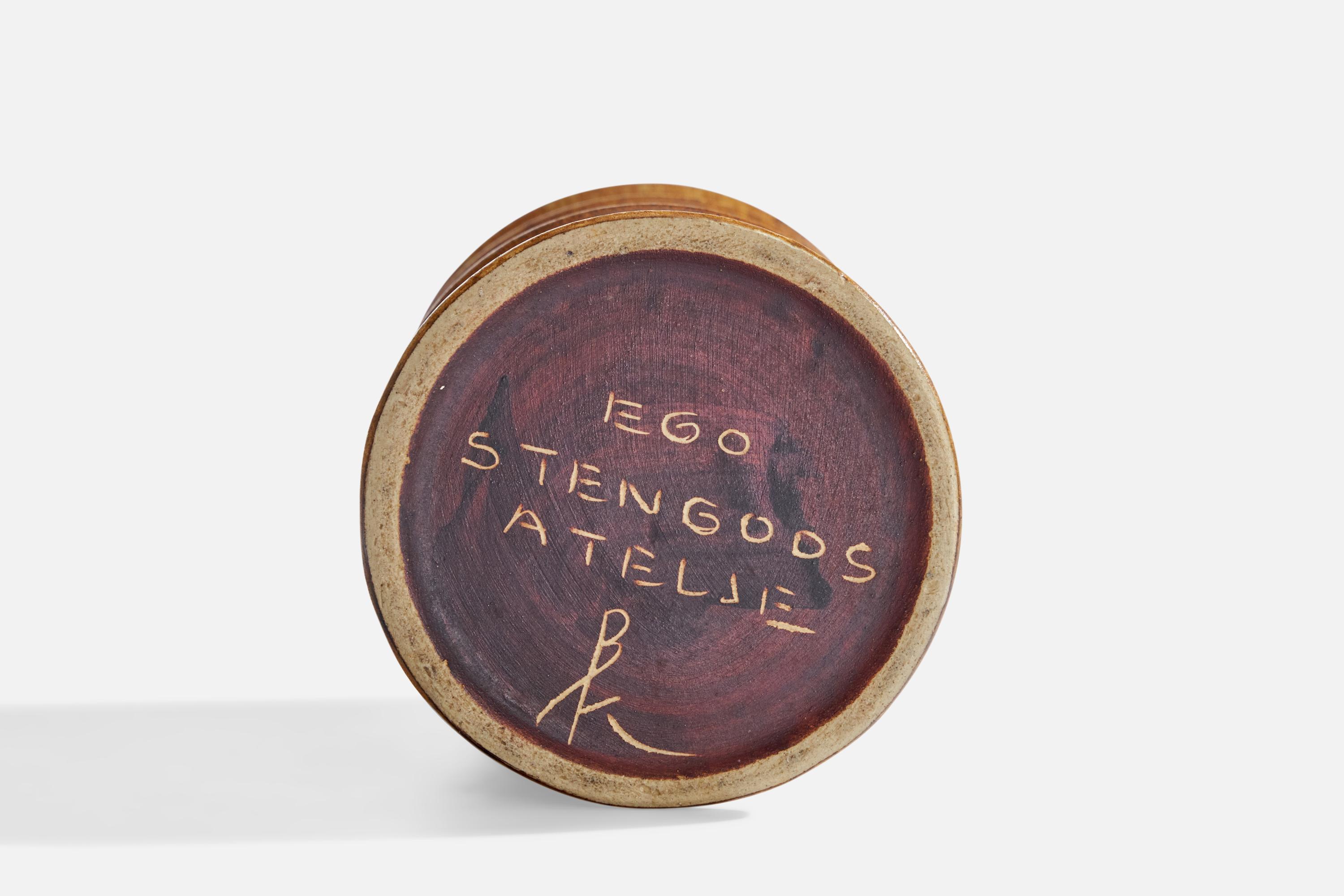 Grès porcellanato Bruno Karlsson, Vaso, Gres, Svezia, anni '60 in vendita