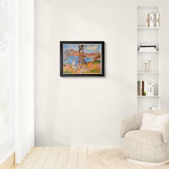 Bruno Krauskopf "Nudist Beach New Jersey" oil painting, expressive realism