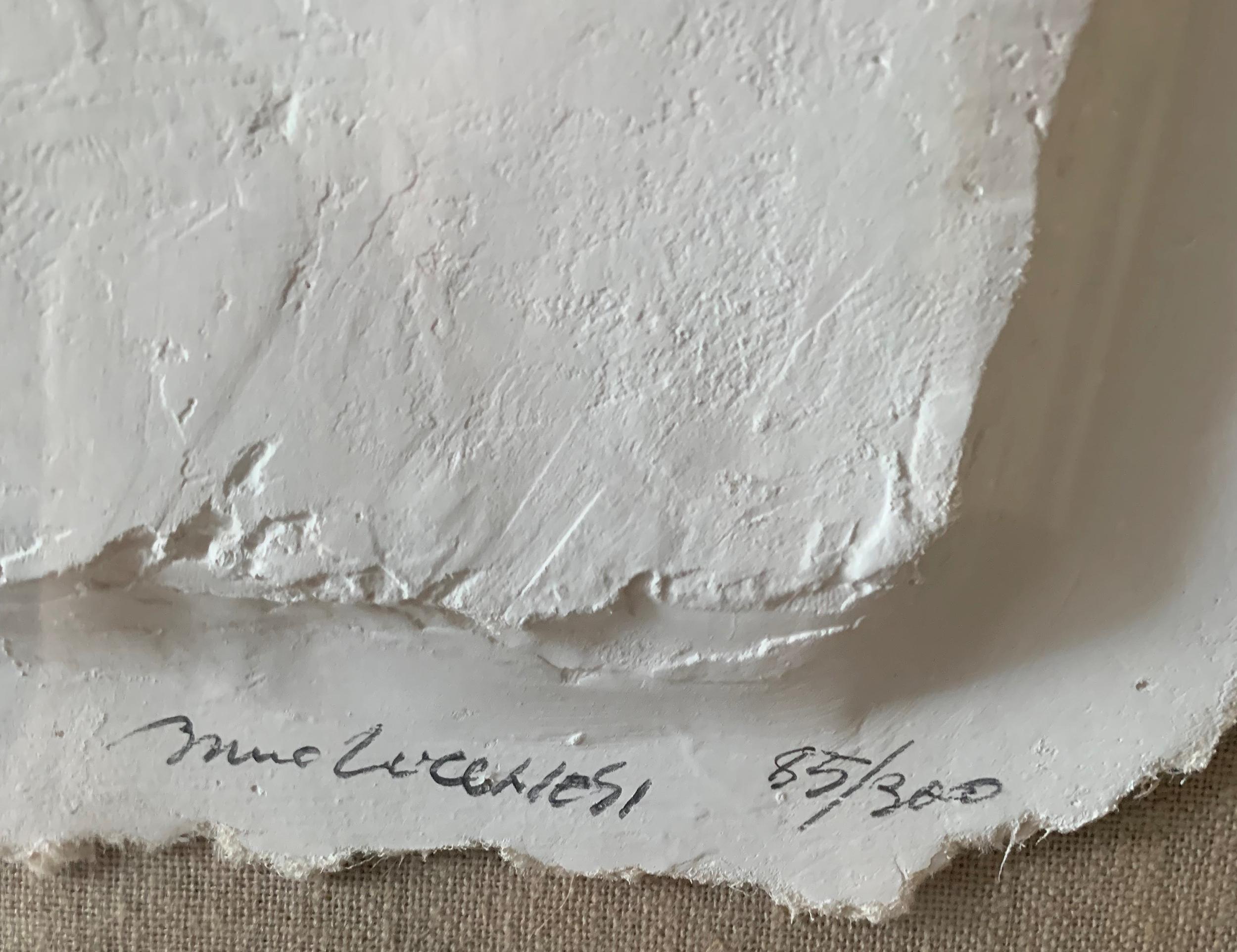Dancer, Signed Cast Paper Relief by Bruno Lucchesi For Sale 2