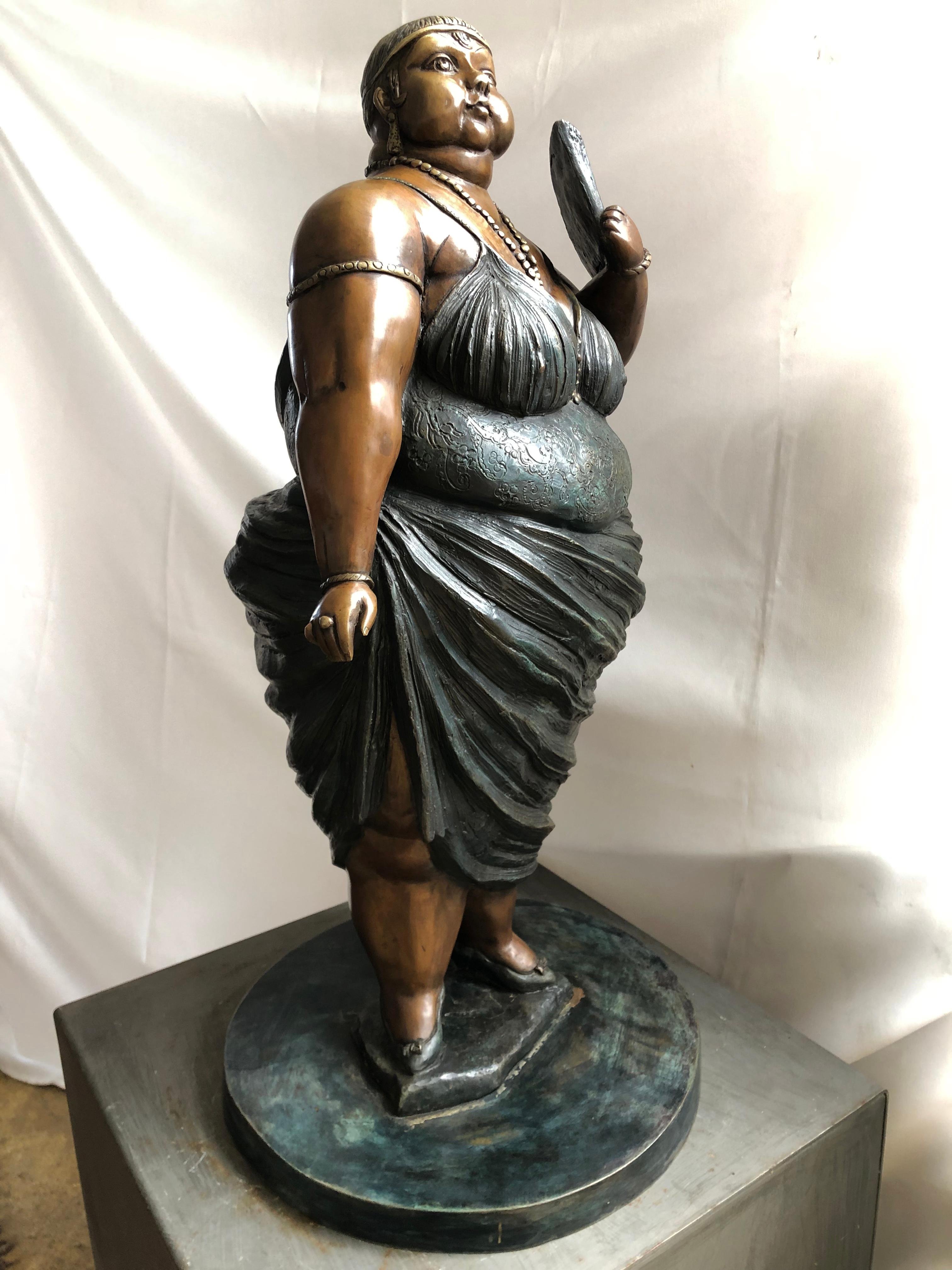 Contemprary Mexican Sculptor Bruno Luna « Donna Bella » (Donna Bella) en vente 10