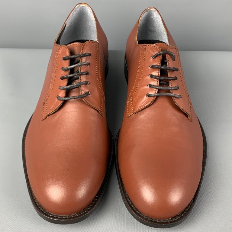 princess polly baby blue dress Bruno Magli Dark Brown Martico Leather Derby Shoes main image 1