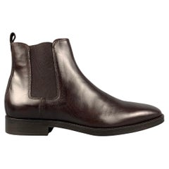 BRUNO MAGLI Size 8 Dark Brown Leather Chelsea Boots