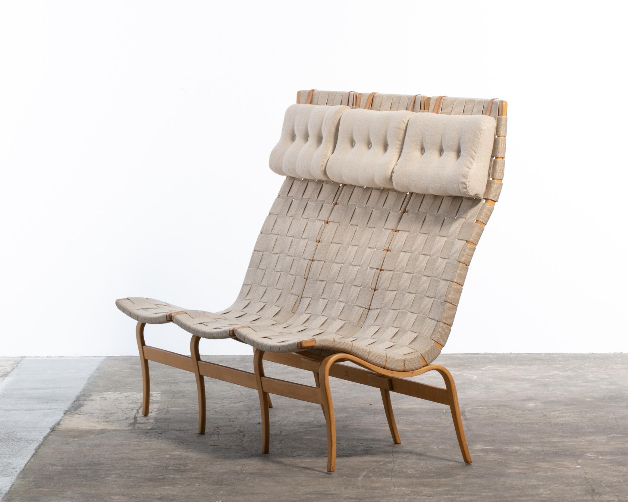 Three Seat Eva Sofa by Bruno Mathsson For Sale 11