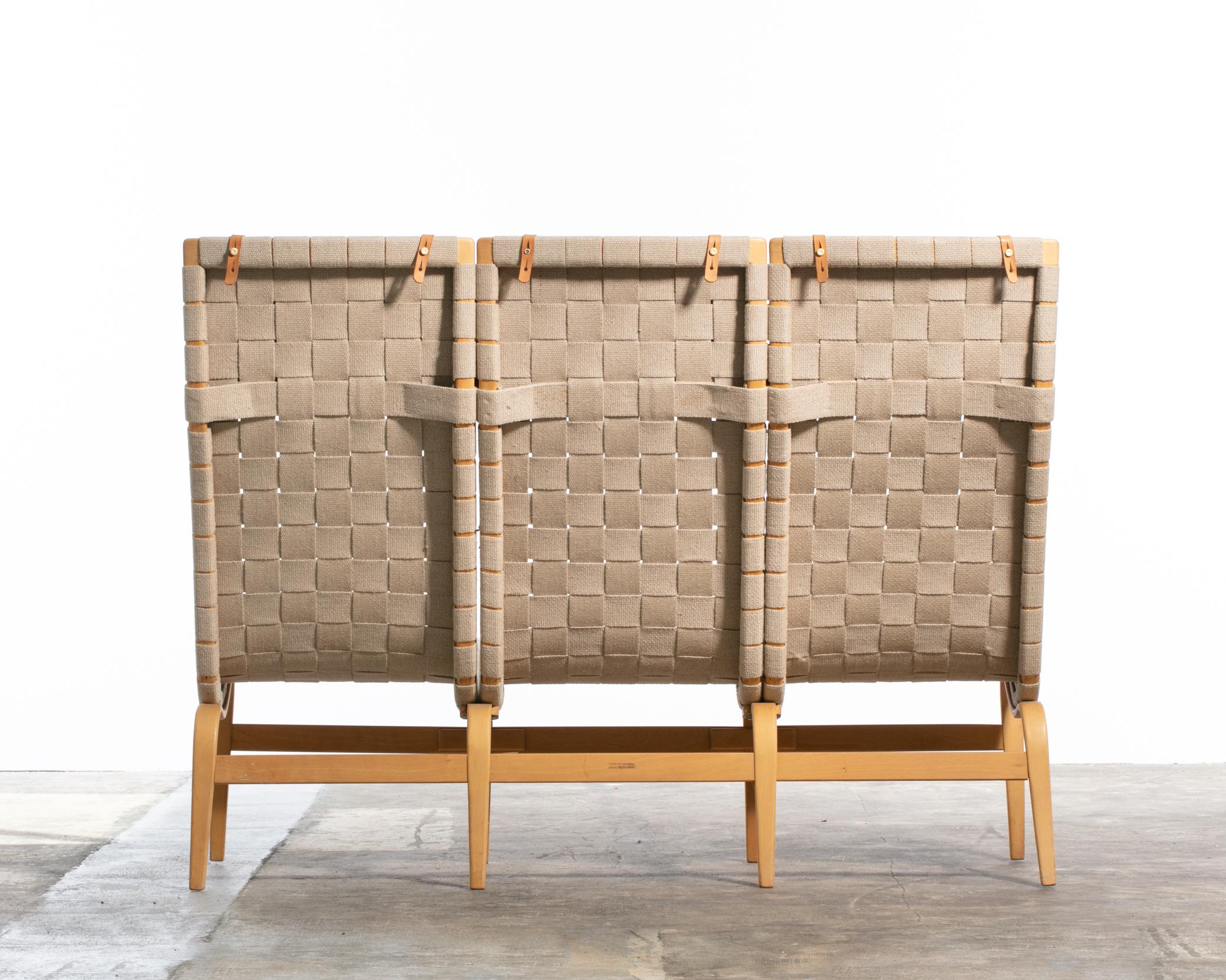 Three Seat Eva Sofa by Bruno Mathsson For Sale 8