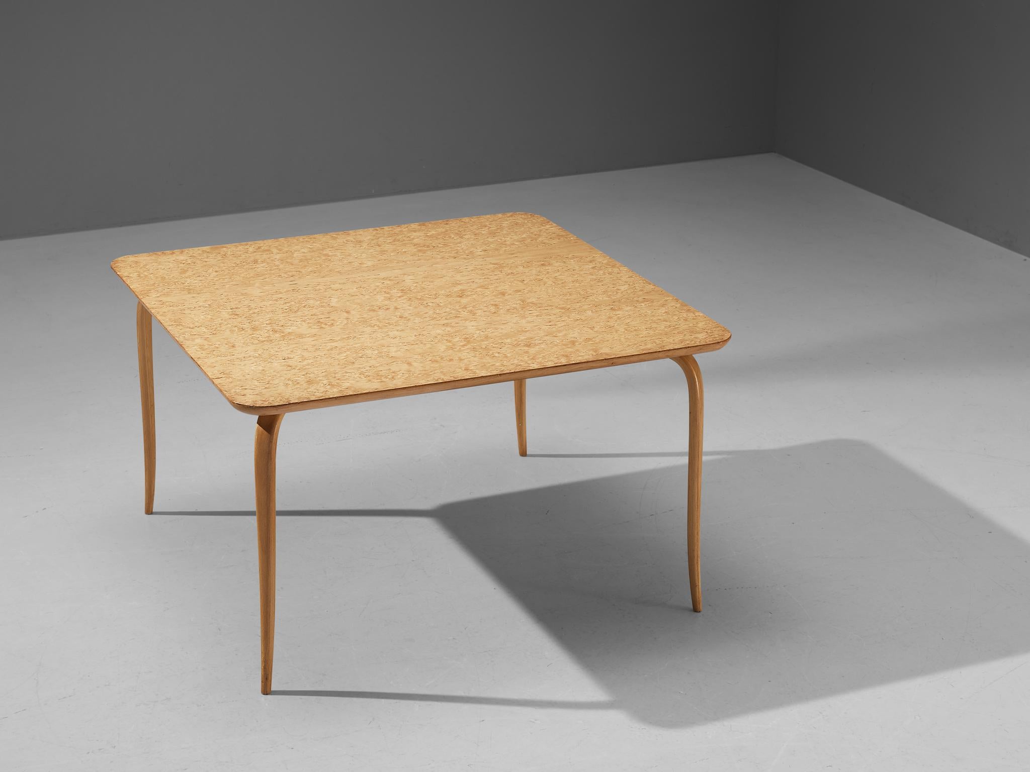 Mid-Century Modern Bruno Mathsson Annika Coffee Table in Birch  For Sale