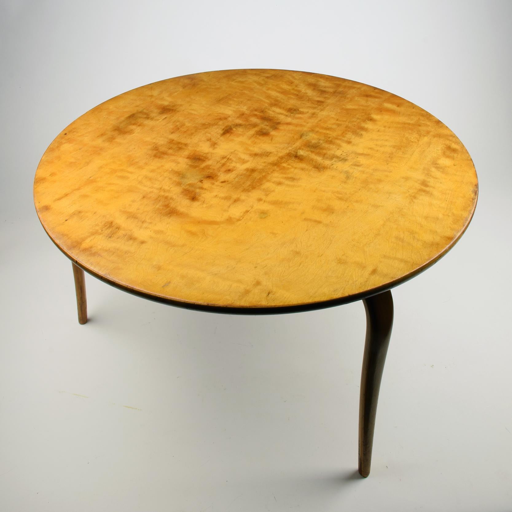 Mid-Century Modern Bruno Mathsson, 'Annika' Table, Designed 1936, Beautiful Early Example pre-war For Sale