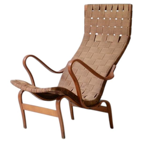 Bruno Mathsson, fauteuil Pernilla en hêtre courbé
