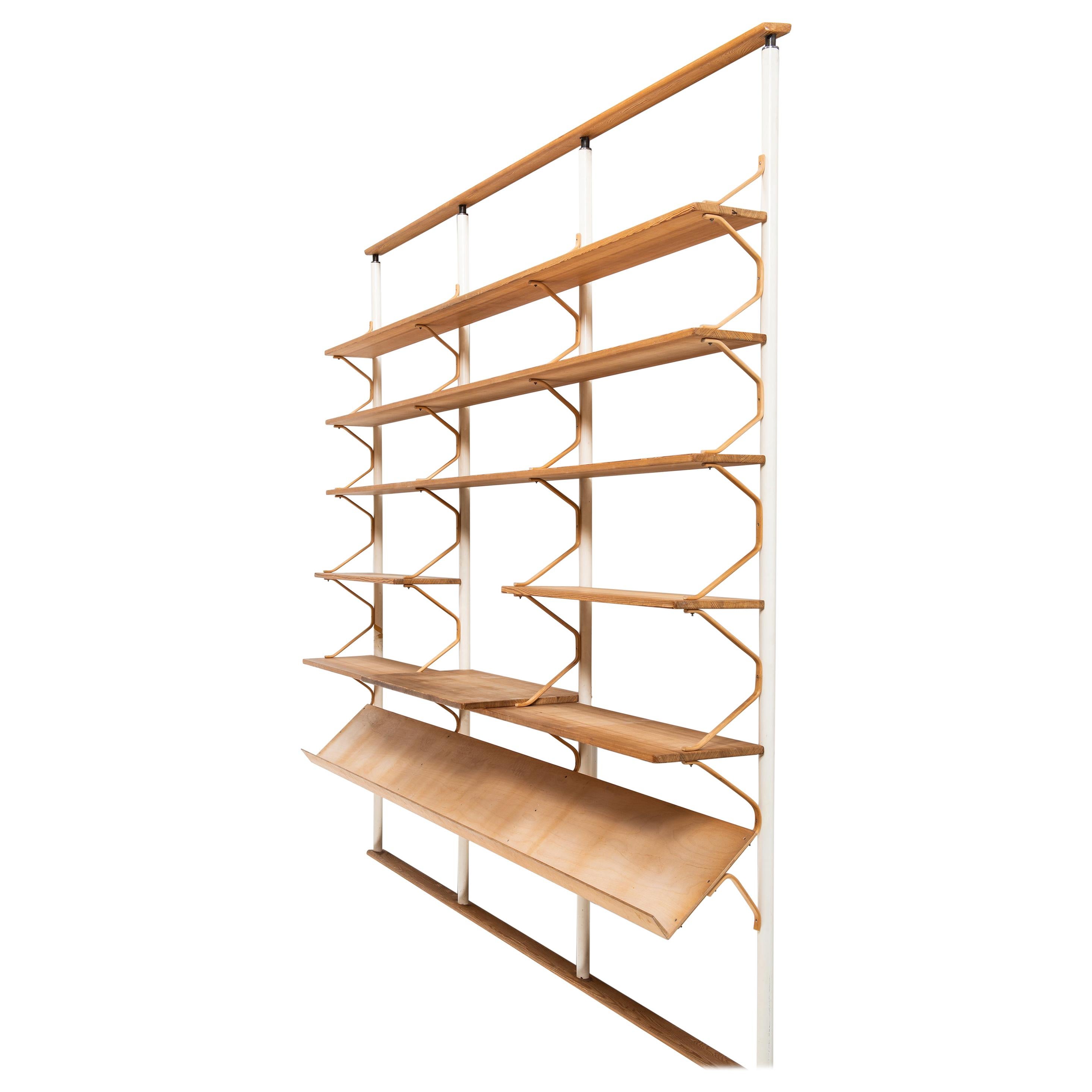 Bruno Mathsson Bookcase Produced by Karl Mathsson in Värnamo, Sweden