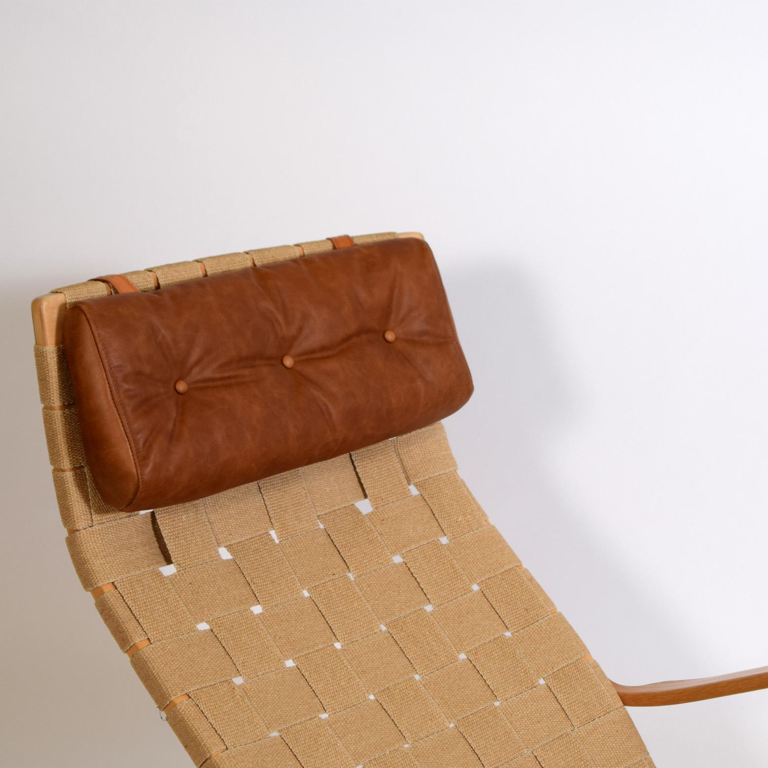 Hand-Crafted Bruno Mathsson Chaise Longue