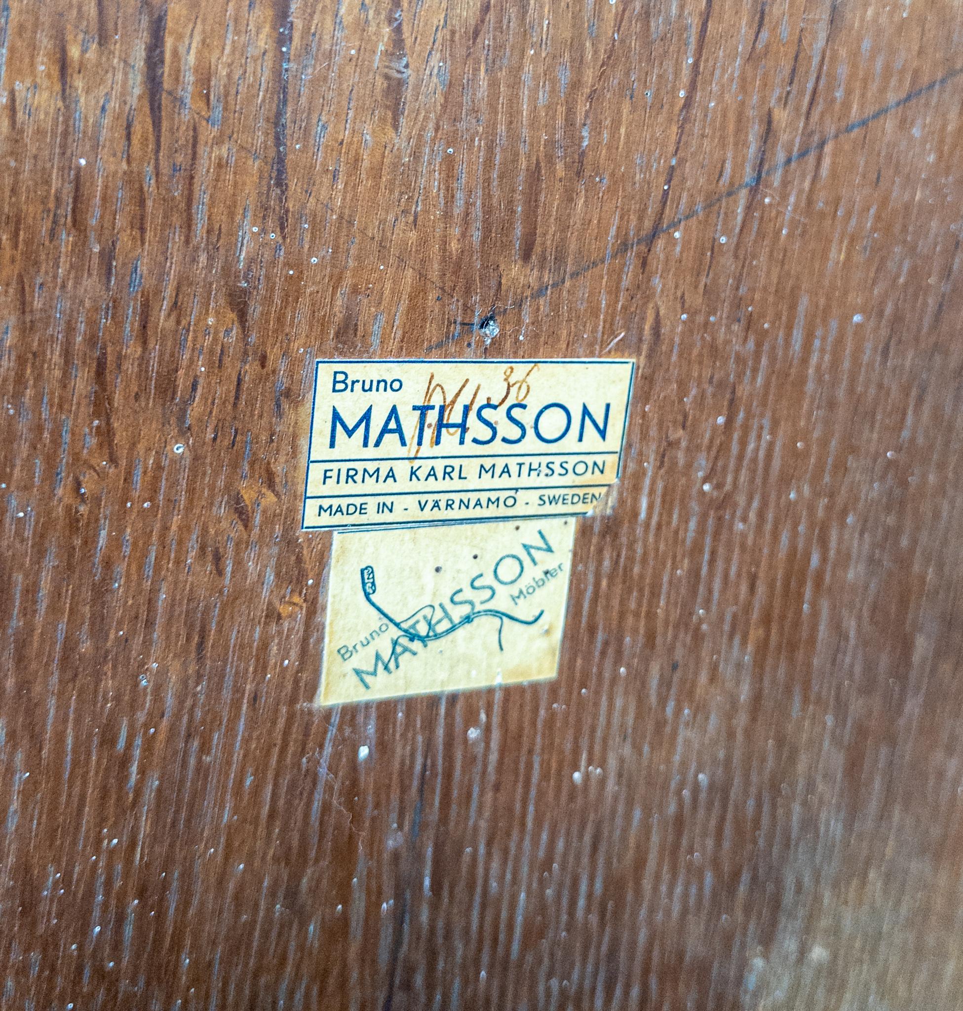 Table basse en teck de Bruno Mathsson - Édition ancienne de 1936 en vente 1
